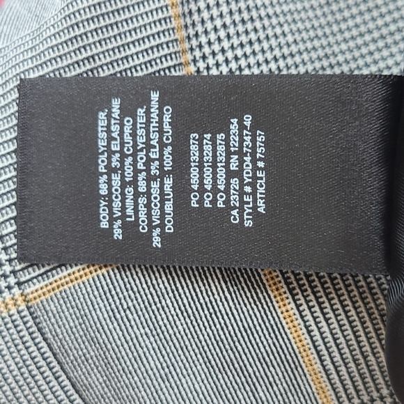 NWOT aritzia wilfred new classic mini skirt blk/cairo gold/freya 8 - Picture 7 of 7